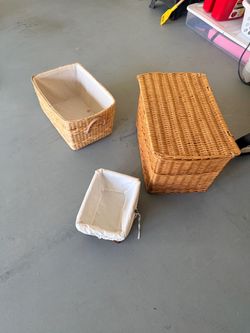 Wicker baskets