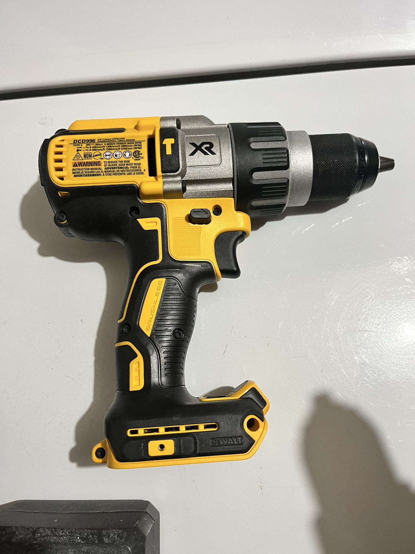 20V MAX XR Cordless Brushless 3-Speed 1/2 in. Hammer Drill (Tool Only)