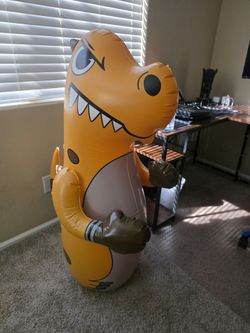 Dino punching bag for toddler