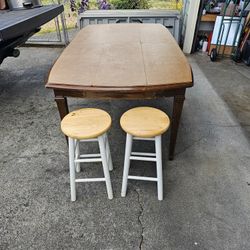 Free Dining Table And 2 Chairs 