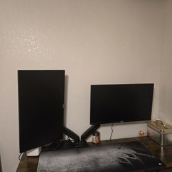 Two 2560 x 1440 Gaming Monitors 100hz 