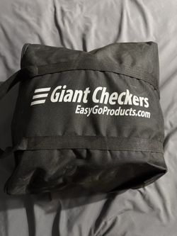 Giant Checkers Lawn Game
