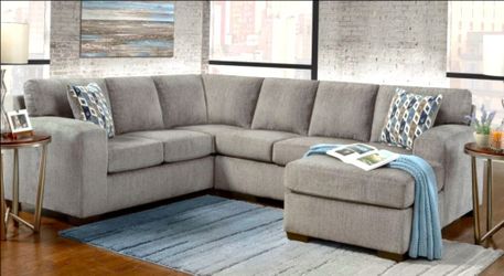 Oversized Gray Sectional Silverton Sofa