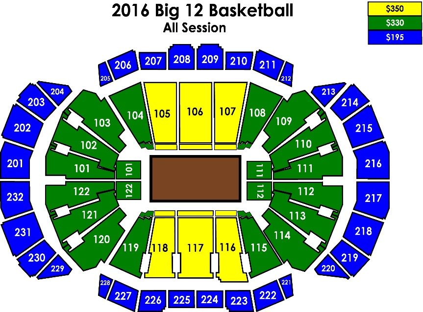 Big 12 Championship Game Tickets For Sale Center Court
