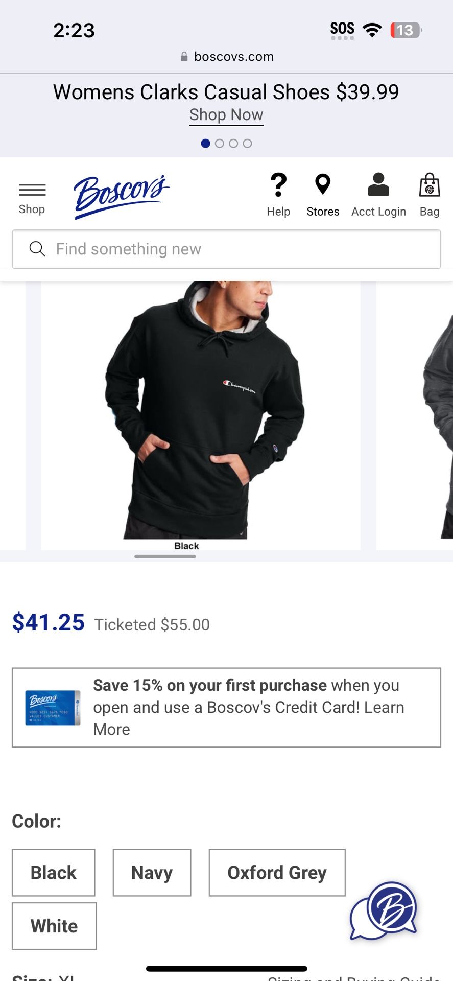 Champion Hoodie Men’s M
