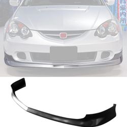 02-04 Acura RSX DC5 TR Style Front Bumper Lip Spoiler Unpianted Black PU