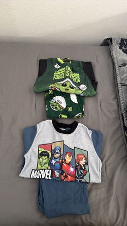A bundle of size 7-8 boys clothes