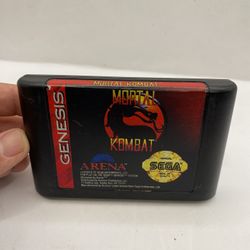 Mortal Kombat (Sega Genesis, 1993) Authentic Cartridge Only Tested vintage
