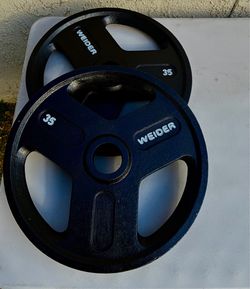 Olympic Weight plates 2” 35lbs x2