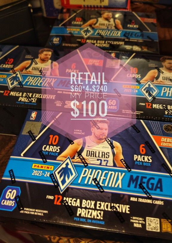 Phoenix Panini NBA 2024-25 Mega Box X4