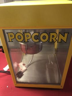 Gold Metal Popcorn Machine