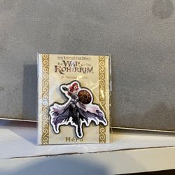 Lord of the Rings: The War of the Rohirrim 2024 official promotional pin: Hera