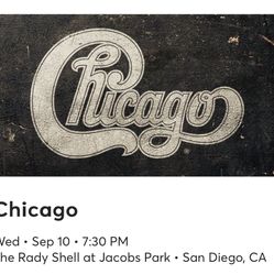 Chicago Concert Tickets San Diego Rady She'll