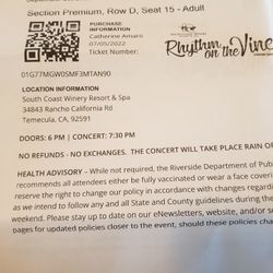 Three Los Lobos TIckets