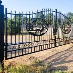 20 Feet Wide Gate Brand New Wrought Iron