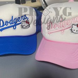 Hello Kitty Dodgers Hat