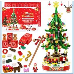 New Christmas Tree Building Blocks Advent Calendar