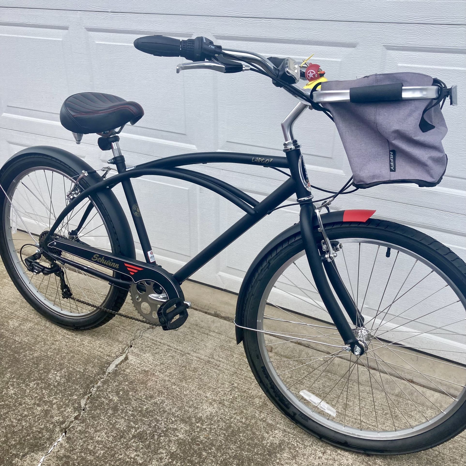 😄Mens 7 Speed Beach Cruiser Bike.