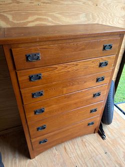 Real wood dresser