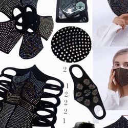 fashion face mask 24 pcs mixed style