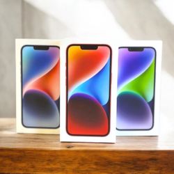 A2649 Apple IPhone 14 128gb New Sealed unlocked 1yr warranty floor model 