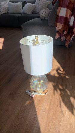 Carnival Glass Lamp