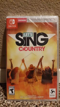 Nintendo switch let's sing country new