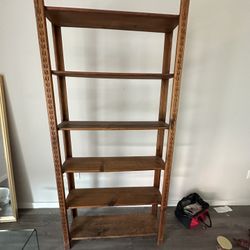 SOLID WOOD VINTAGE BOOKSHELF - MOVING SALE - OBO