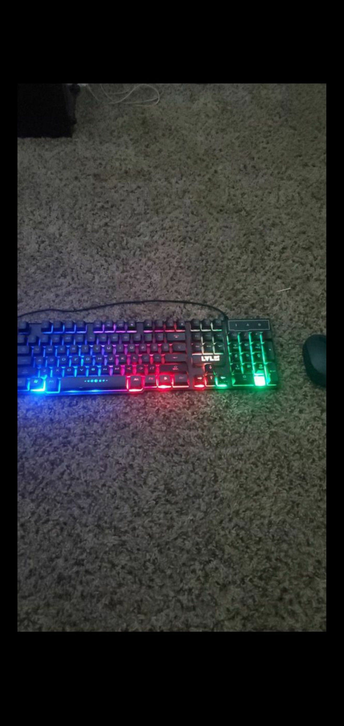 Gaming Keyboard and mouse