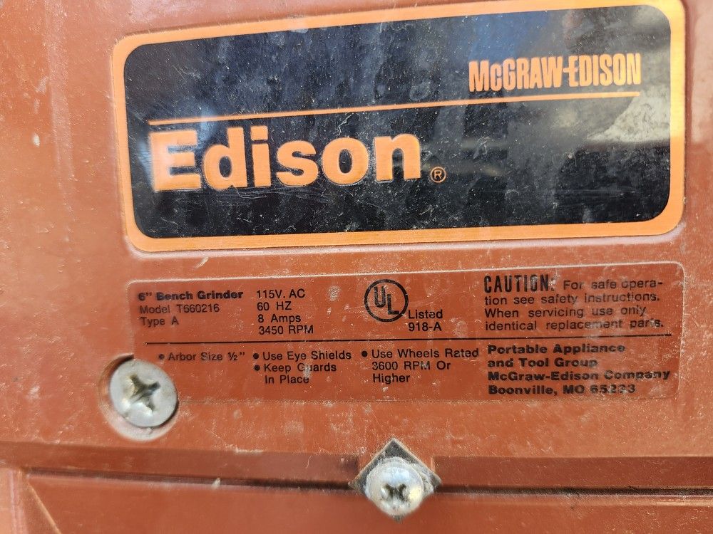 Bench grinder