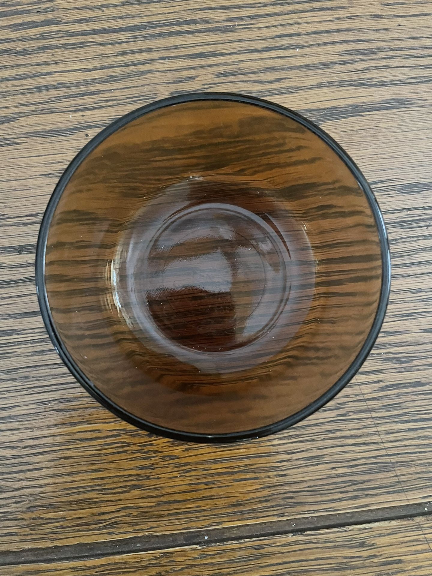 Fire King Brown Glass Custard Bowl