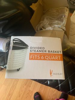 Divided steamer basket