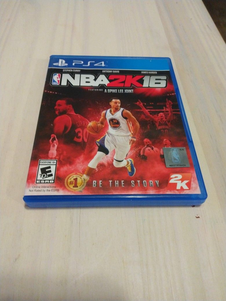 NBA 2K16 Stephen Curry PS4 