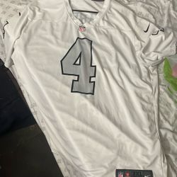 Derek Carr color Rush Nike raider jersey