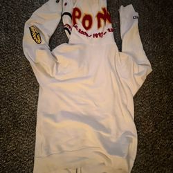 A Bathing Ape White Shark Hoodie