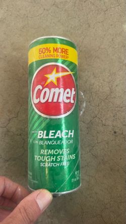 Comet Bleach Cleaner with Bleach, Removes Tough Stains Scratch Free, 50% More Cleaning Power🔥$2🔥only