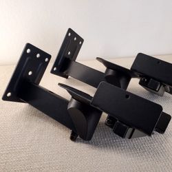Universal Bookshelf Speaker Wall Mount Brackets, Swivel,