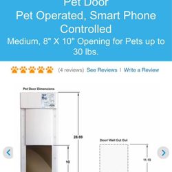 WiFi Automatic Dog Door