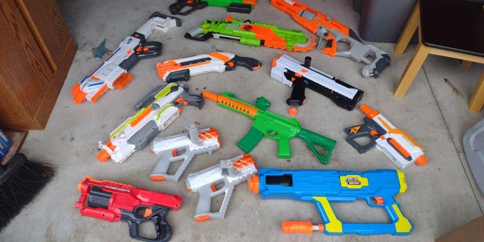 Nerf Gun Lot