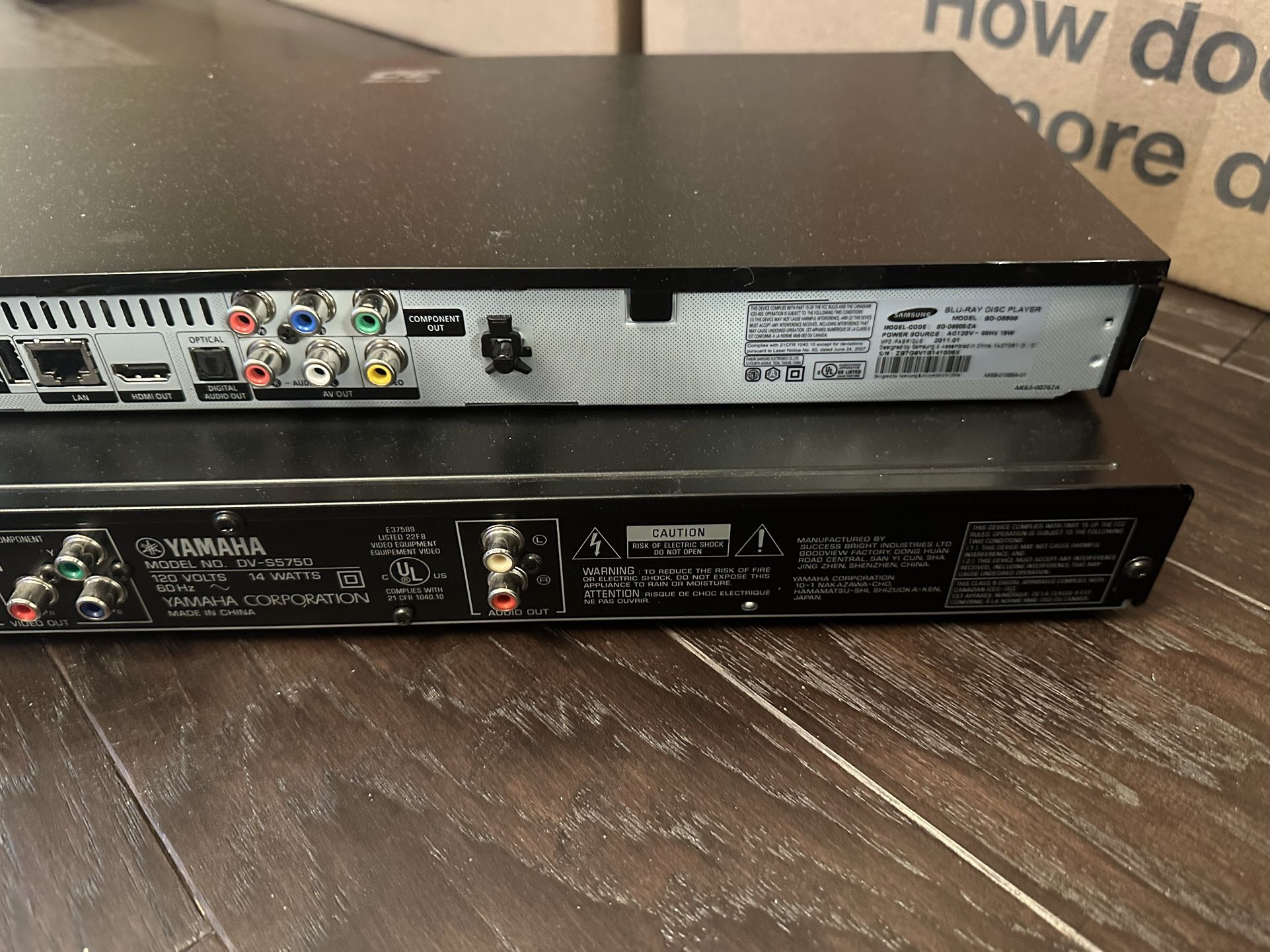 DVD PLAYERS EXCELLENT CONDITION $40 Both