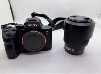 Sony A7 mark III camera with lens