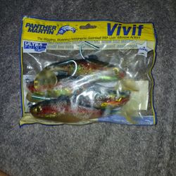 Panther Martin Vivif Holographic swim bait , living minnow , action 4 In package