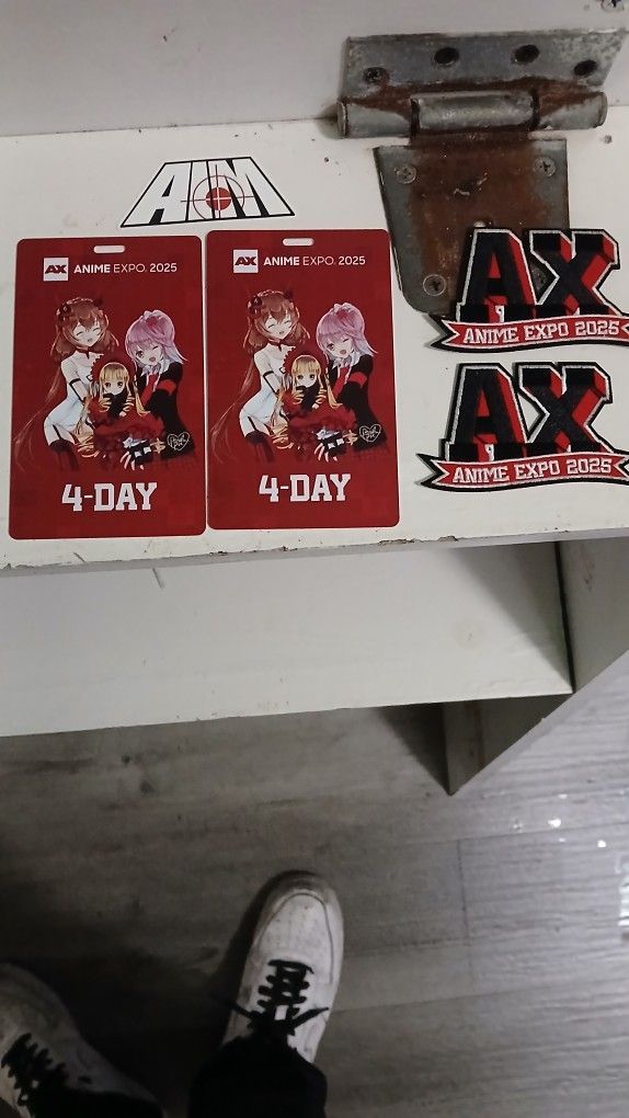 2 Passes For All 4 Days Of The Anime Expo 2025