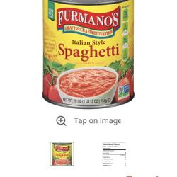 Can Beans ,Spaghetti Sauce