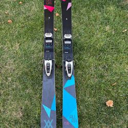 Volkl Aura Women’s All-Mountain Skis – 156 cm (with Marker Bindings)