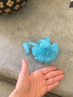 Free glass flower decor