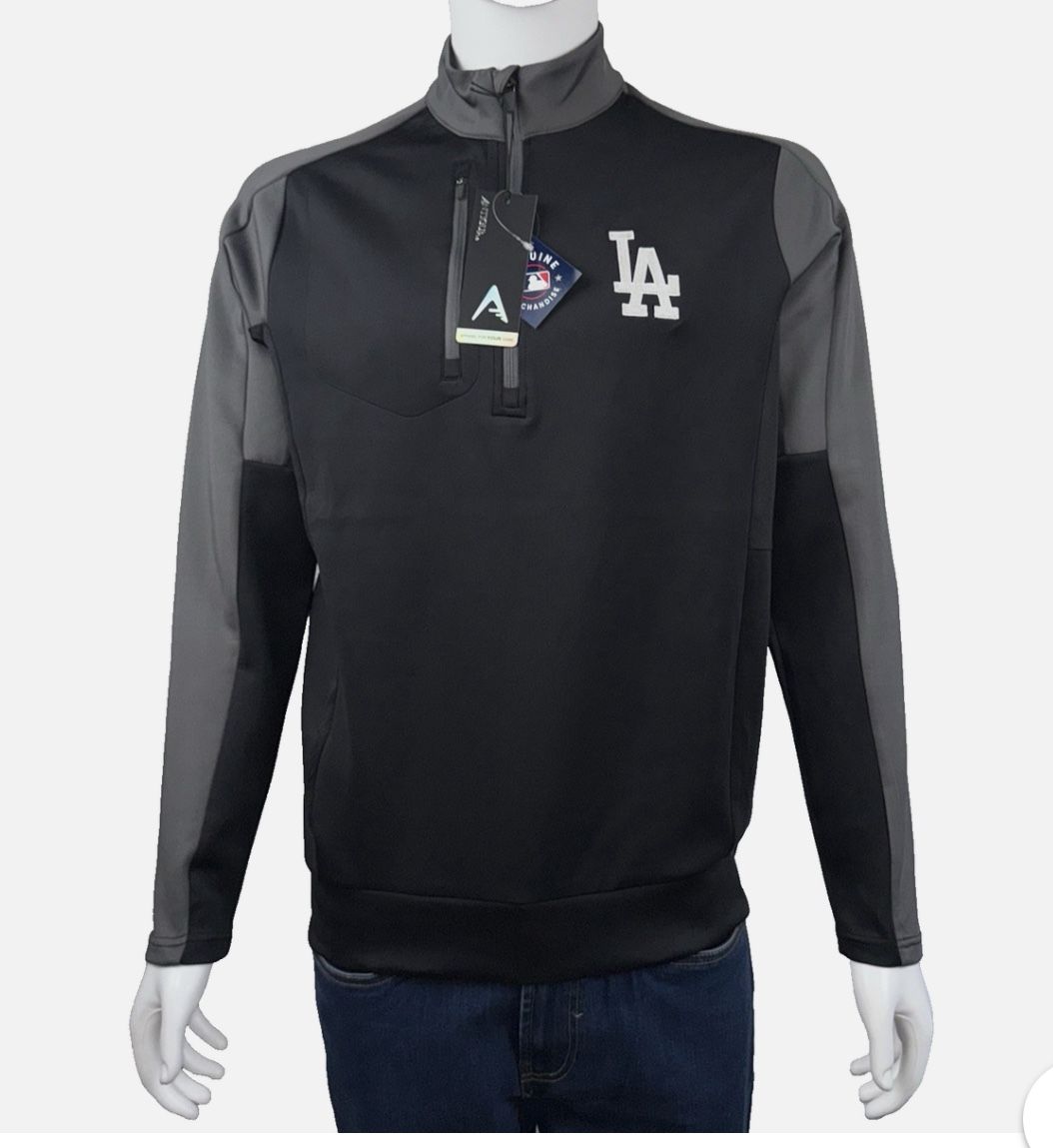 LA Dodgers 1/4 Zip Pull Over Jacket MLB Size (Large)