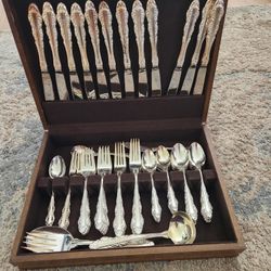 Silver Plated Silverware Set