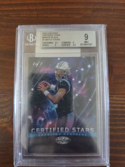 2023 Certified Stars Bryce Young Mirror Black 1/1 BGS 9