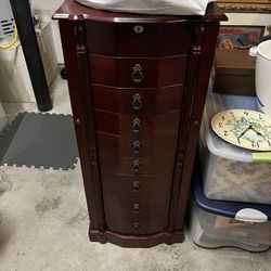 Red Jewelry Chest